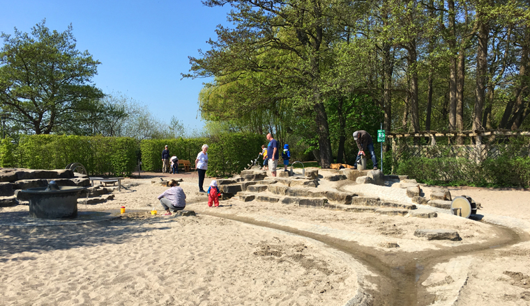 Wasserspielplatz in Binz